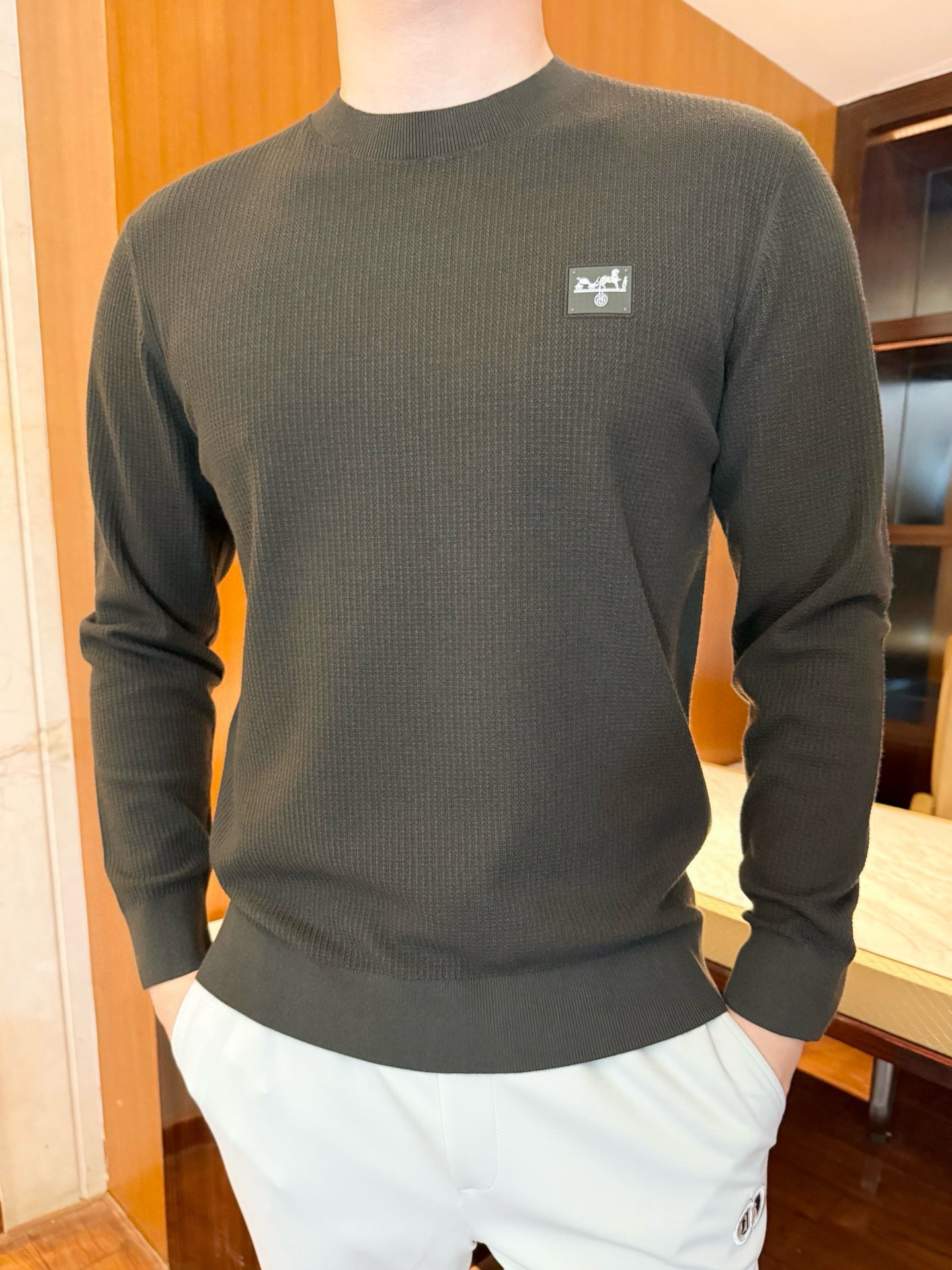 에르메스 남자 니트