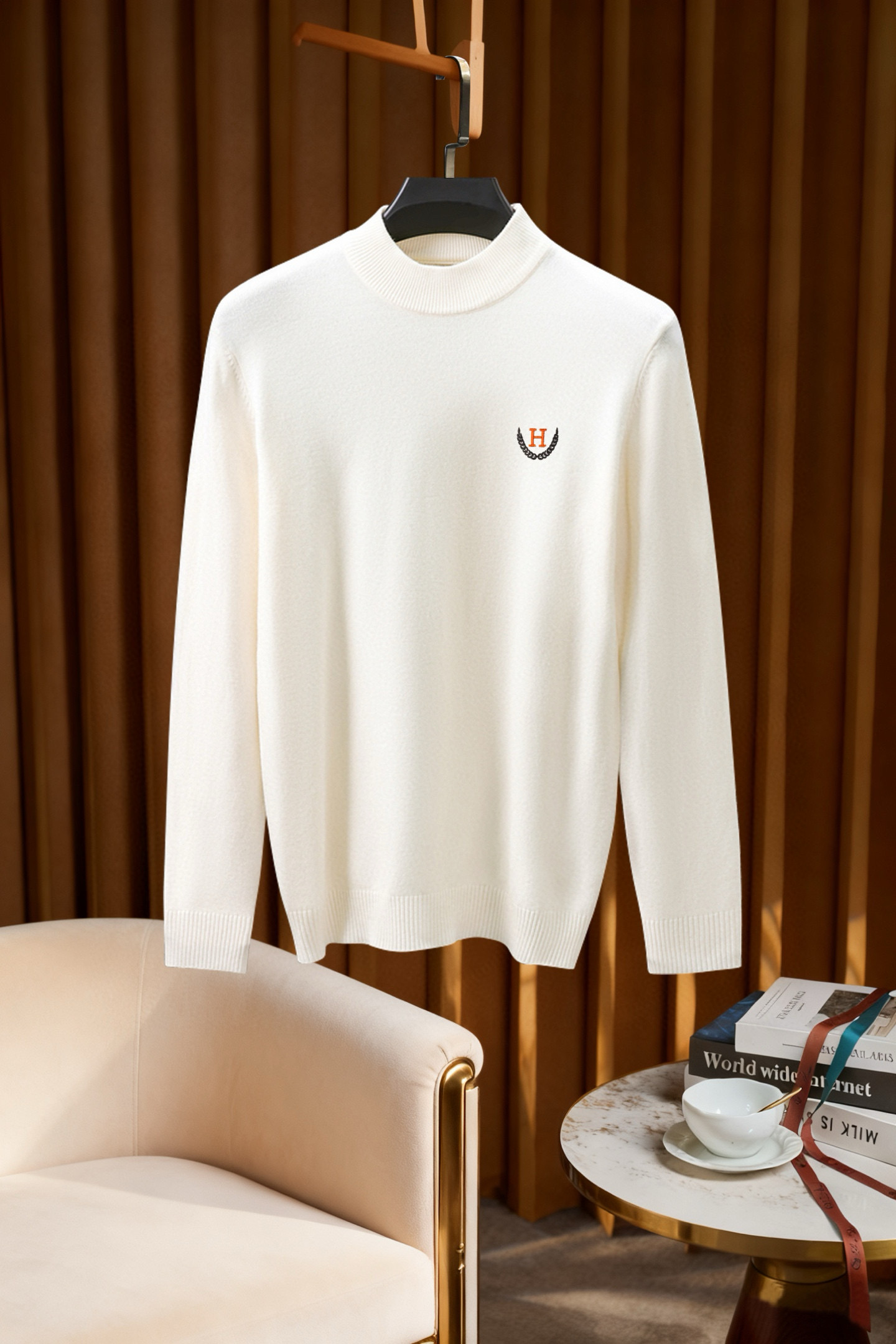 에르메스 8컬러 남자 니트