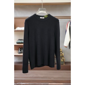 에르메스 2컬러 남자 니트