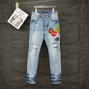 아미 아미리 남녀공용 청바지