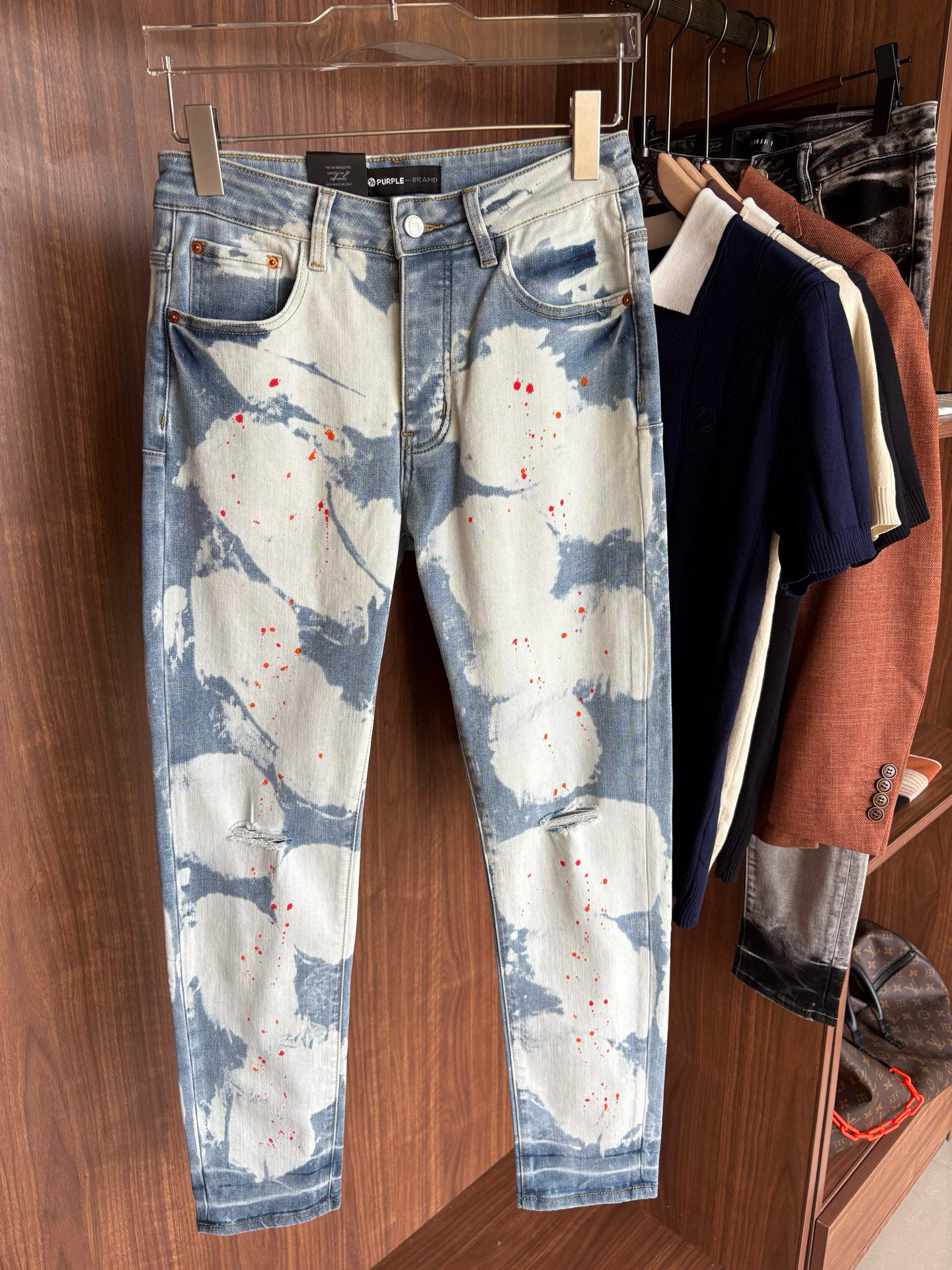 아미 아미리 남녀공용 청바지