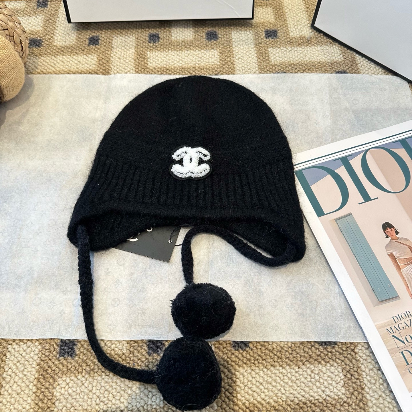 샤넬 겨울 모자