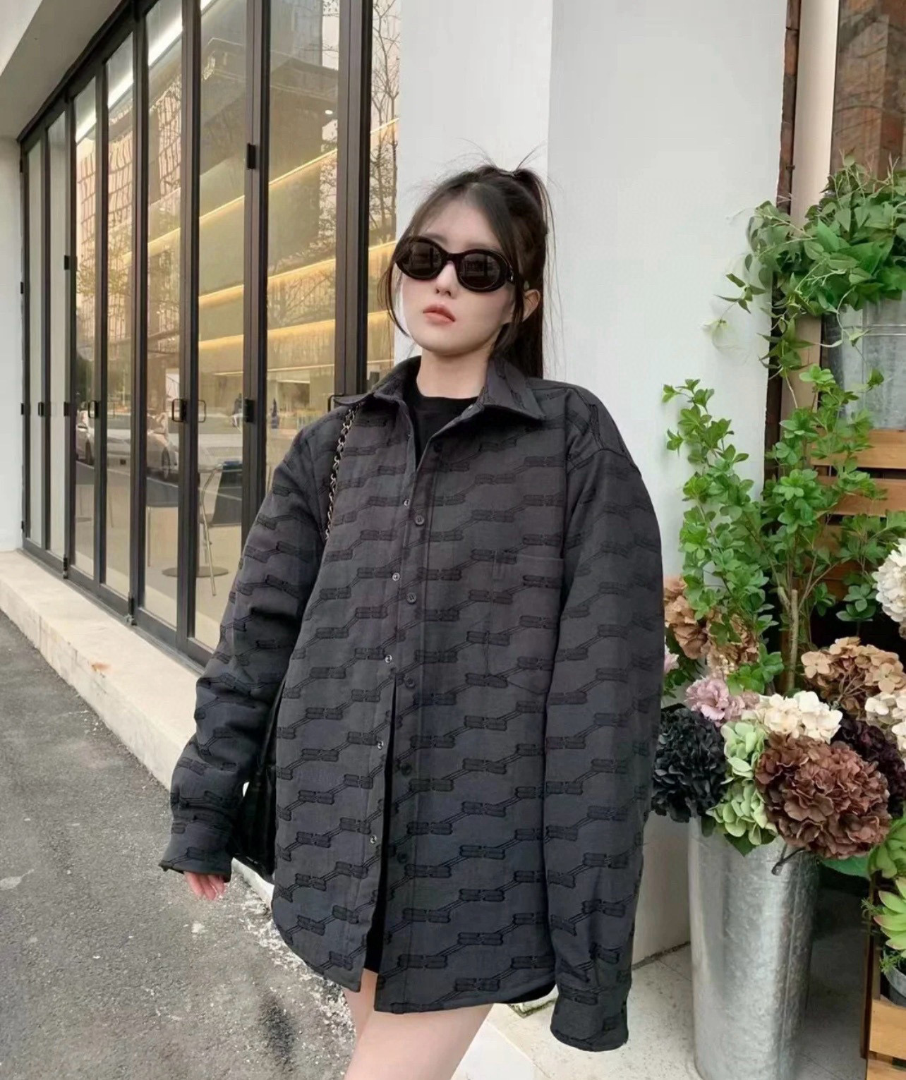 발렌시아가 2컬러 남녀공용 자켓