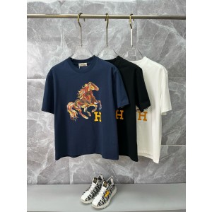 에르메스 2컬러 남자 반팔티