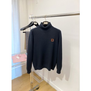 에르메스 2컬러 남자 니트