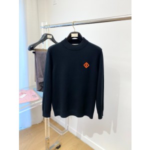 에르메스 2컬러 남자 니트