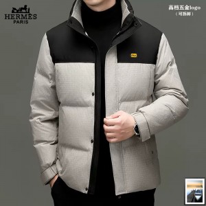 에르메스 2컬러 남자 패딩