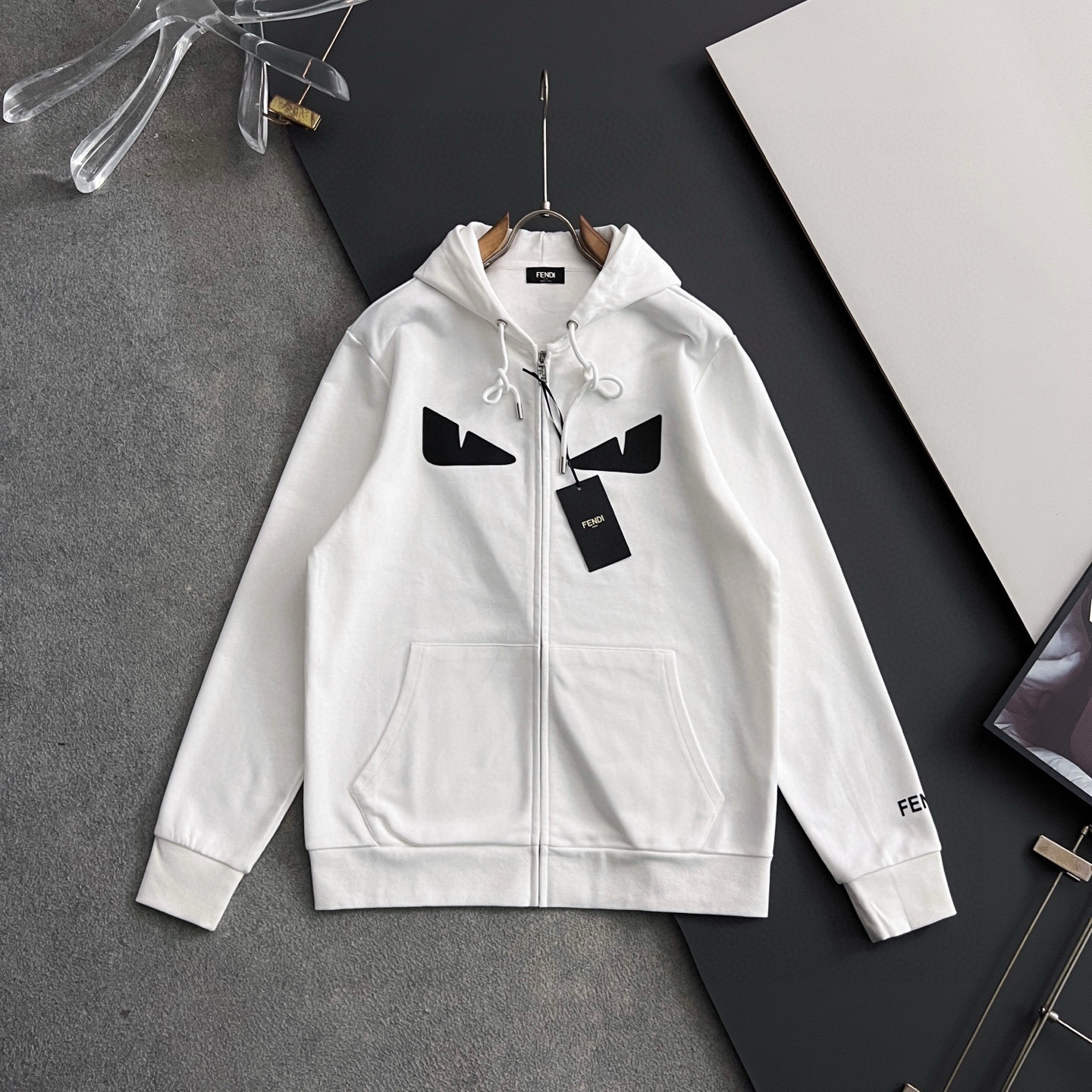 펜디 2컬러 남자 맨투맨 후드티