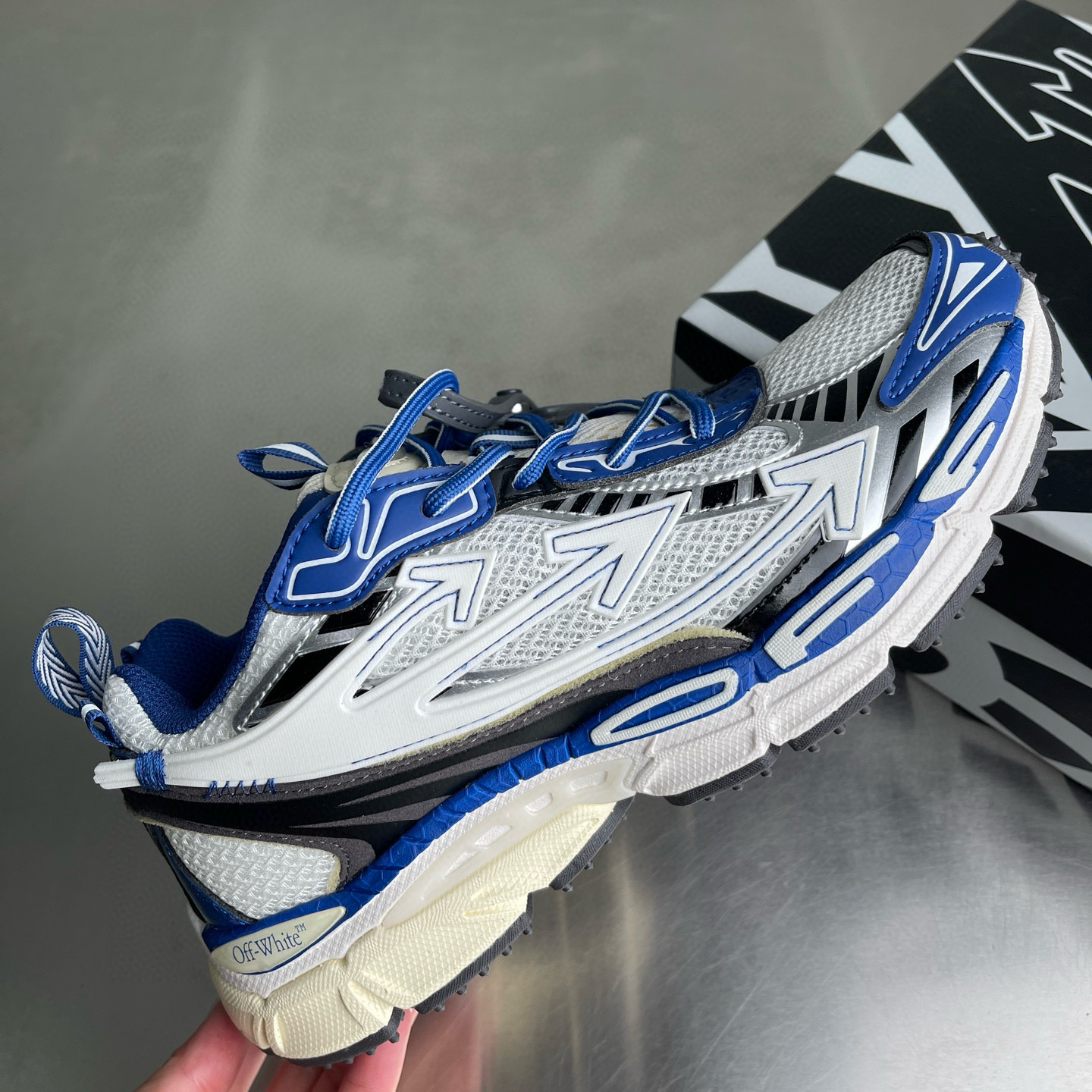 오프화이트 남녀공용 스니커즈 신발 운동화