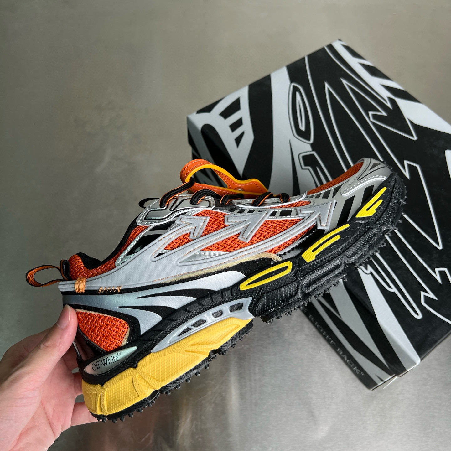 오프화이트 남녀공용 스니커즈 신발 운동화
