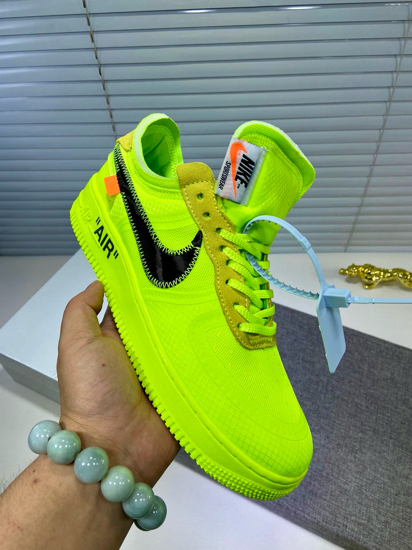 오프화이트 X 나이키 에어포스 남녀공용 스니커즈 신발 운동화