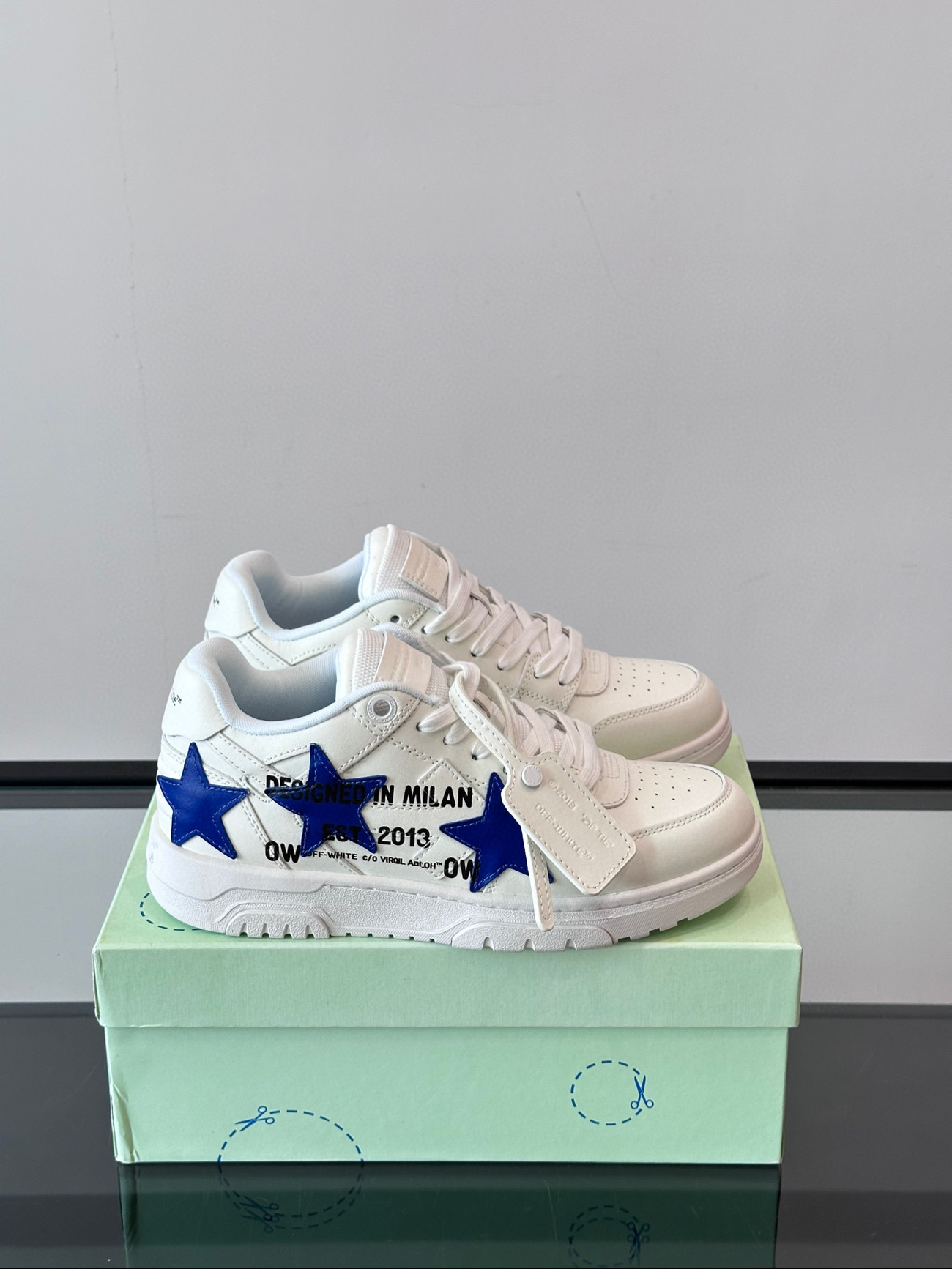 오프화이트 남녀공용 스니커즈 신발 운동화