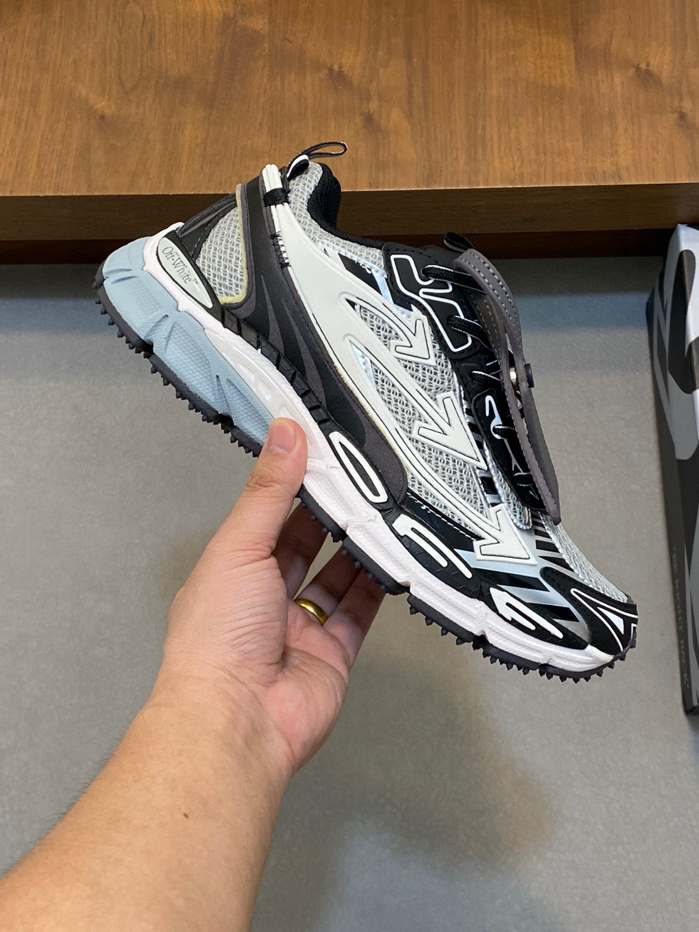 오프화이트 남녀공용 스니커즈 신발 운동화